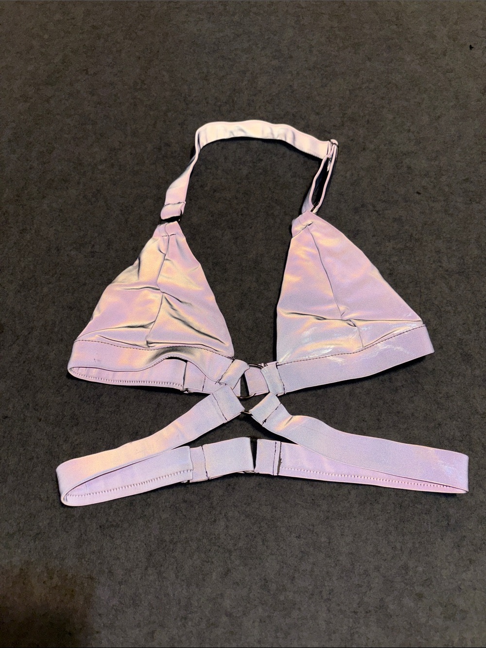 iHeartRaves Flash Reflective Crossover Rave Top